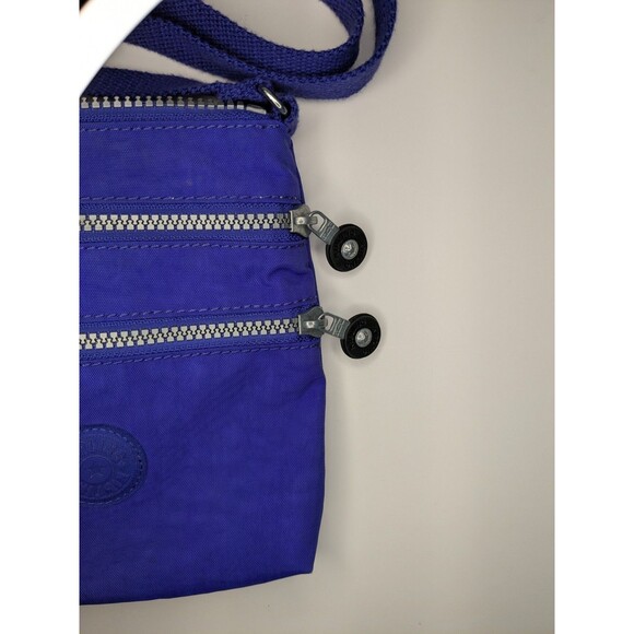 Kipling Keiko Crossbody Bag Purse Mini Endless Plum Deep Purple 3 Zip Great Gift - Picture 3 of 7